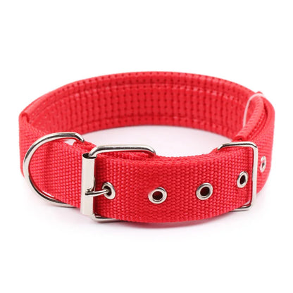 Solid Dog Collars  Nylon Dog Collar For Small Medium Large Dogs Teddy Keji Pitbull Bulldog Beagle